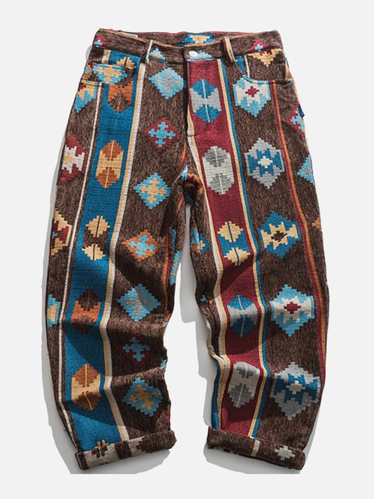 AlanBalen® - Ethnic Embroidery Pants