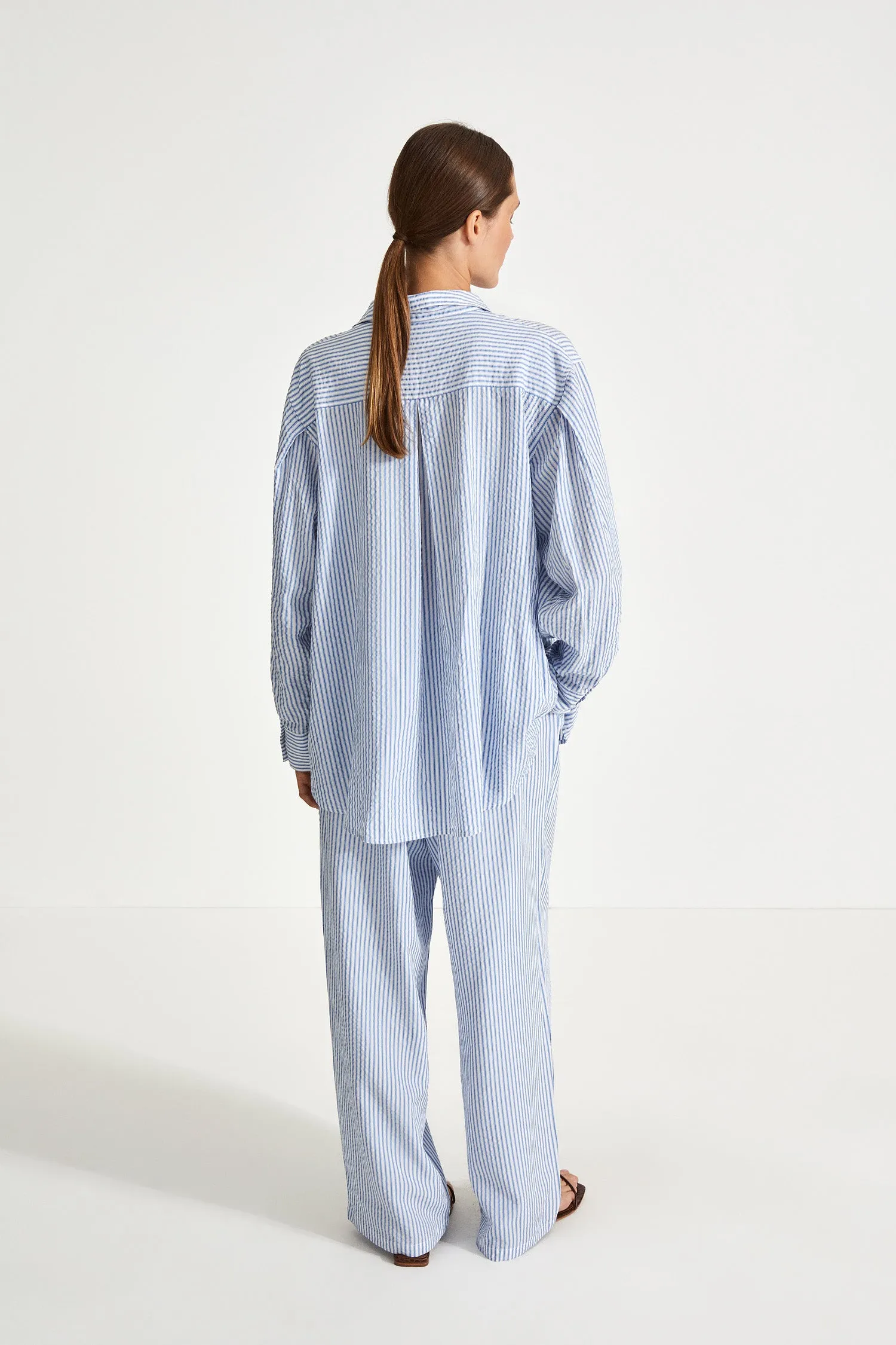 MATILDE SHIRT - BLUE STRIPE