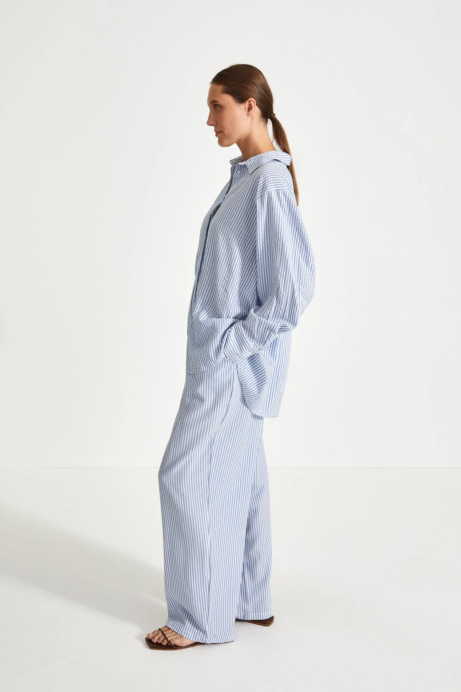 MATILDE SHIRT - BLUE STRIPE