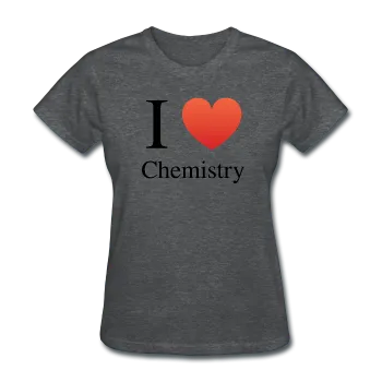 "I ♥ Chemistry" (black) - Women's T-Shirt