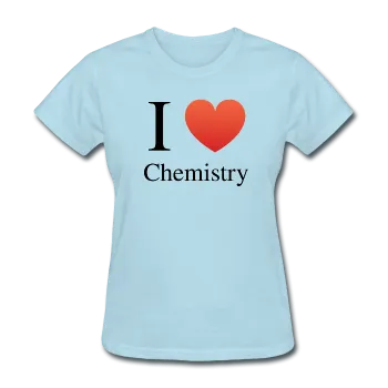 "I ♥ Chemistry" (black) - Women's T-Shirt
