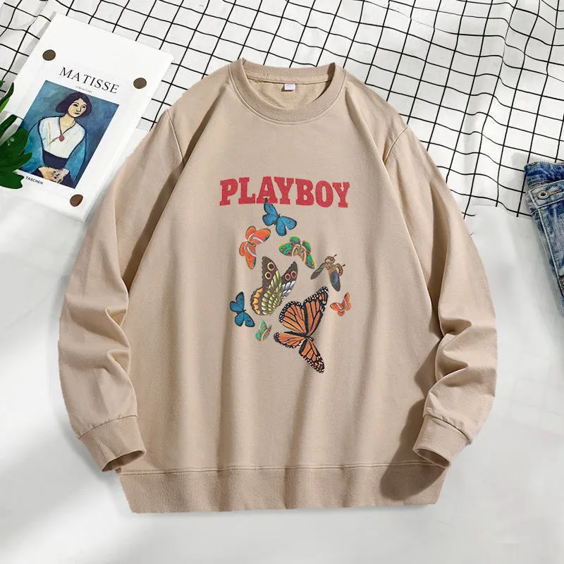 Street fashion design printed sports sweatshirt