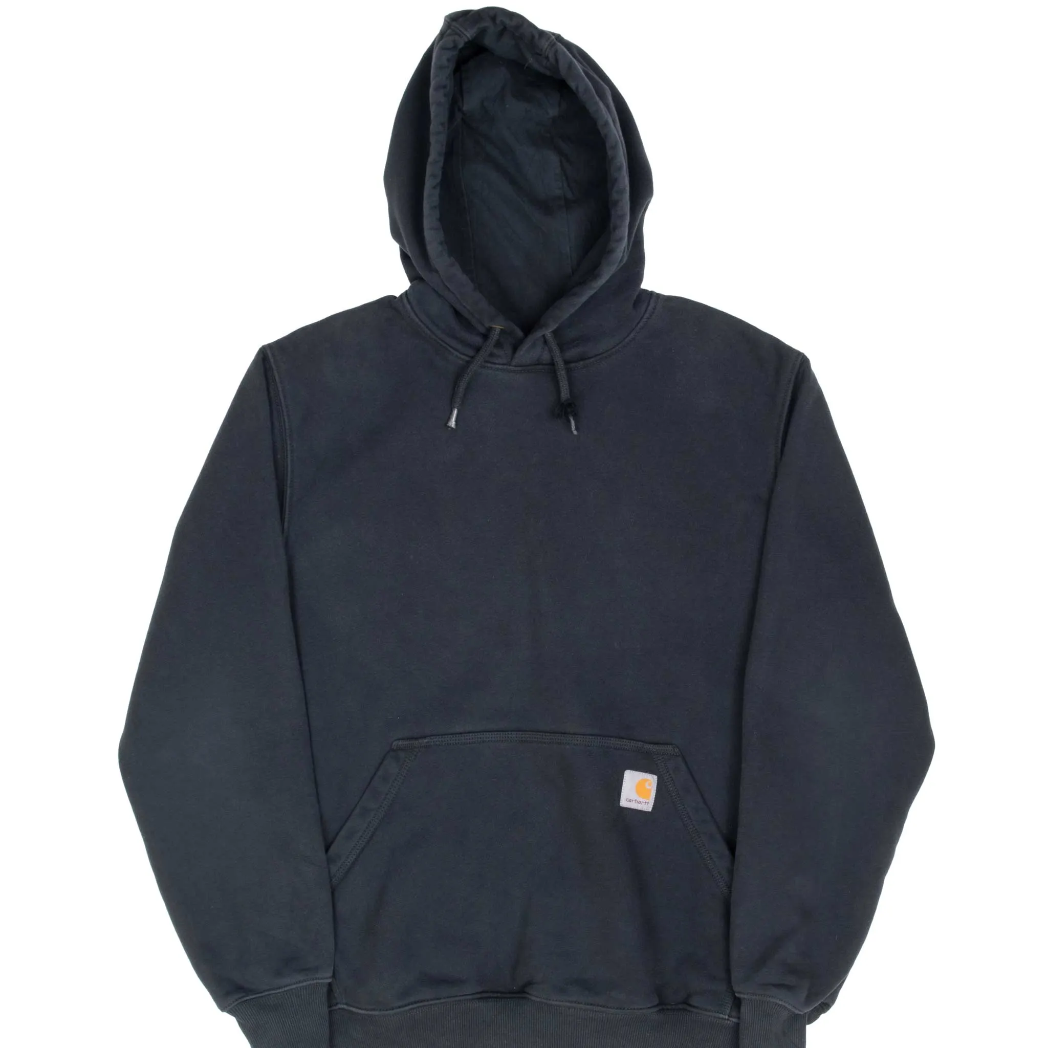 VINTAGE CARHARTT CLASSIC BLACK HOODIE SWEATSHIRT SMALL